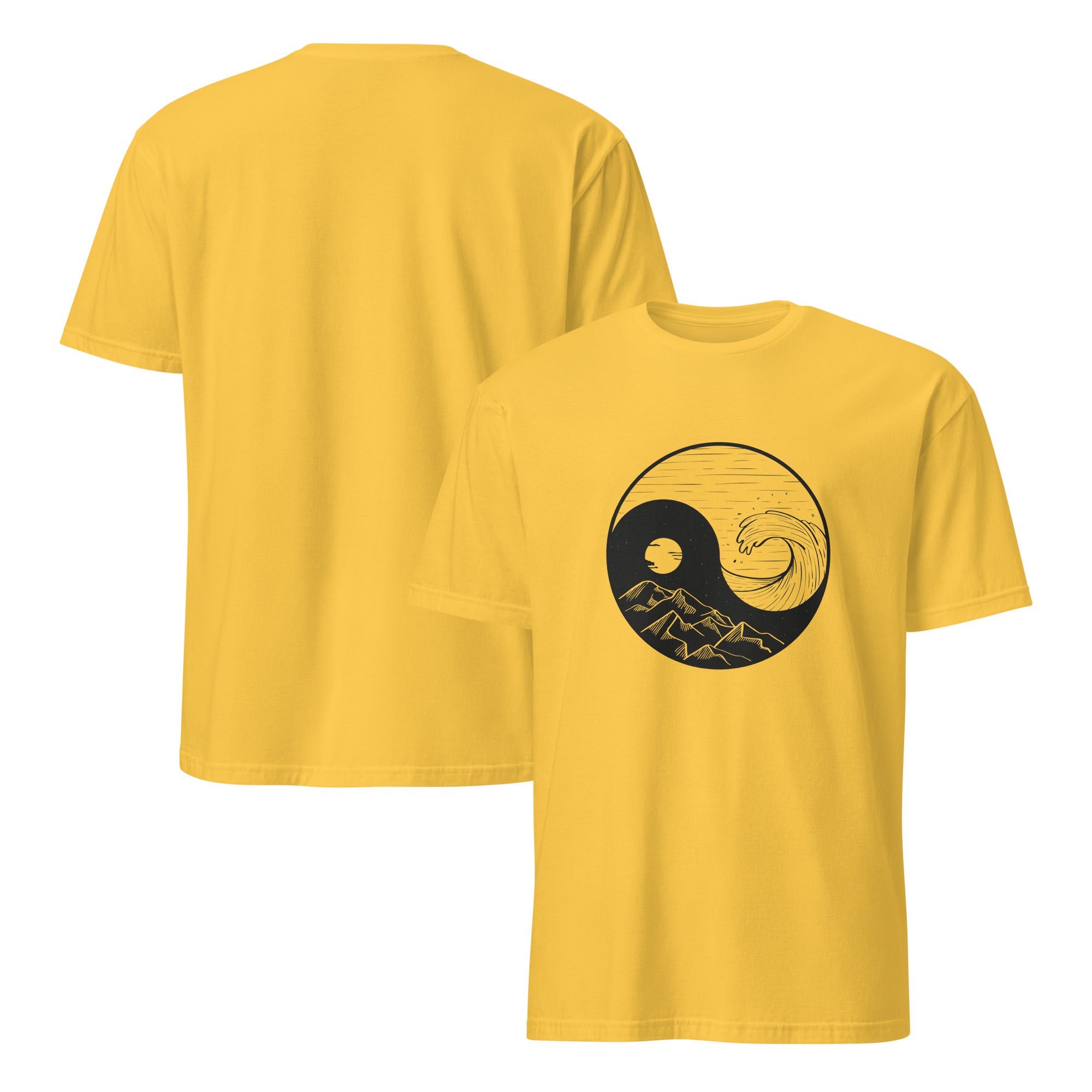Surf and Mountains Ying Yang T-Shirt