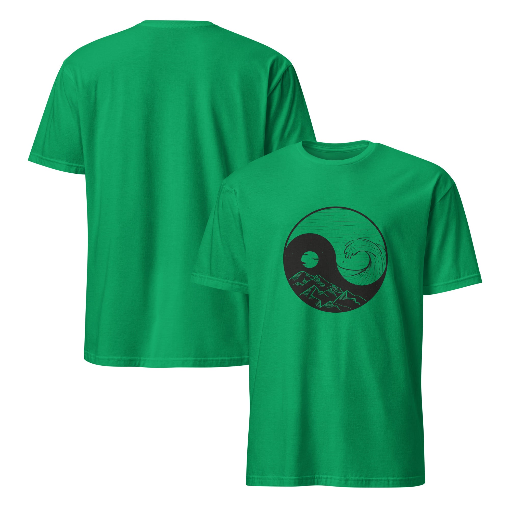 Surf and Mountains Ying Yang T-Shirt