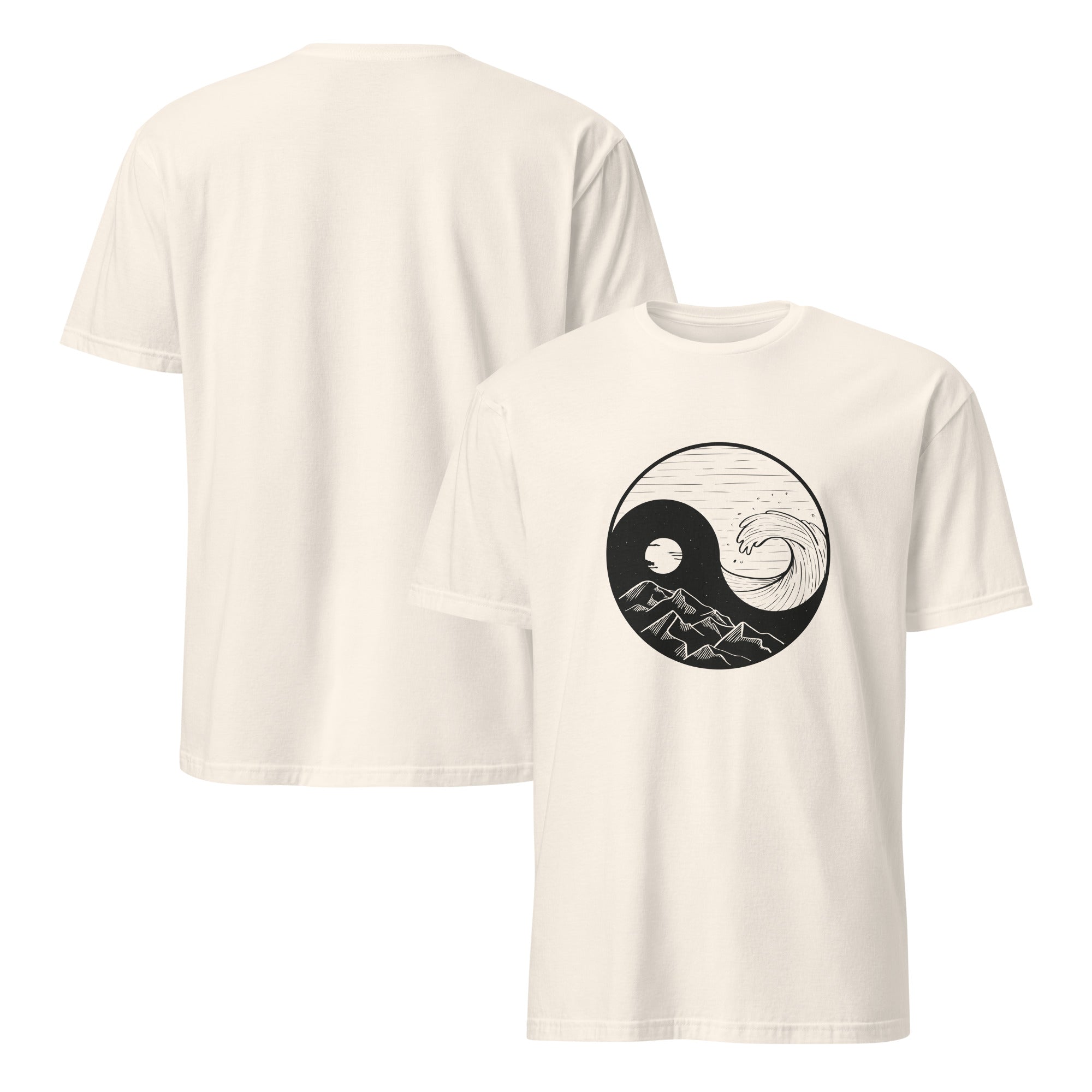 Surf and Mountains Ying Yang T-Shirt
