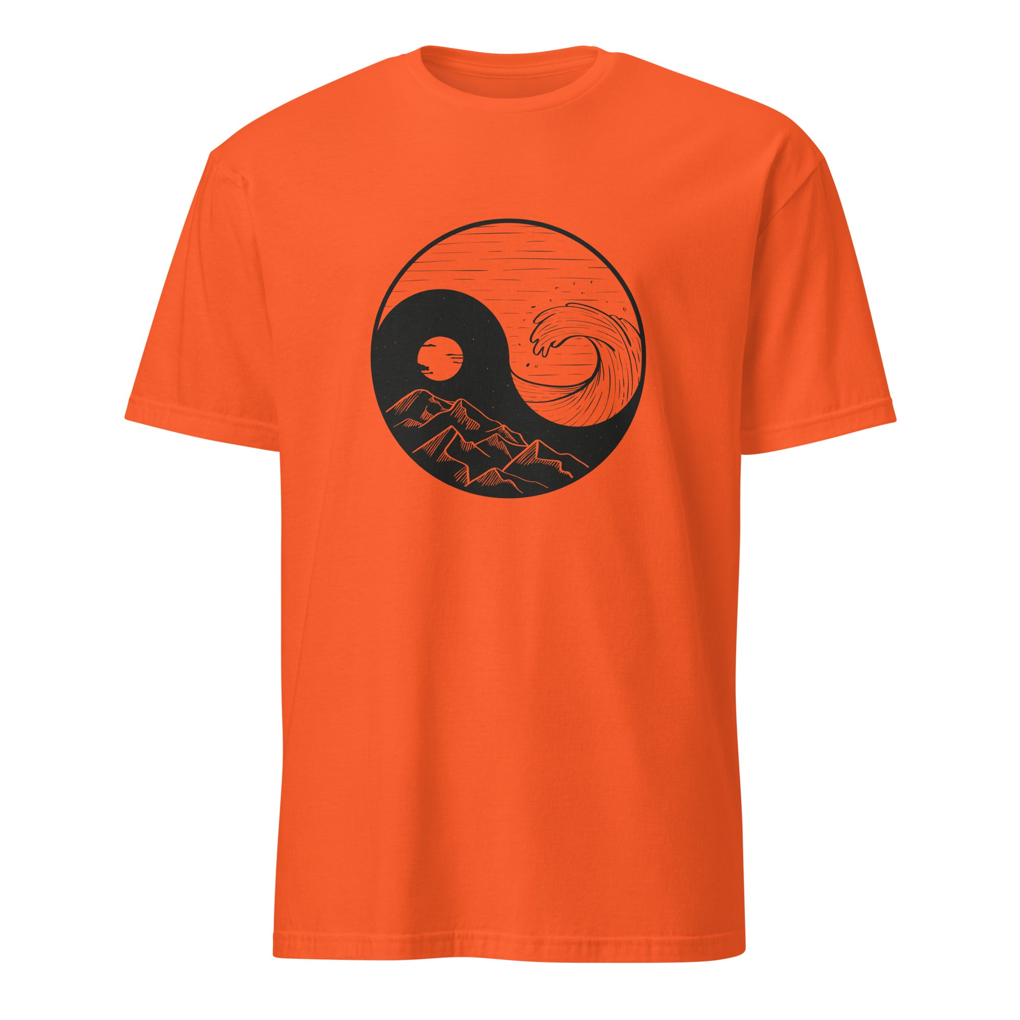 Surf and Mountains Ying Yang T-Shirt